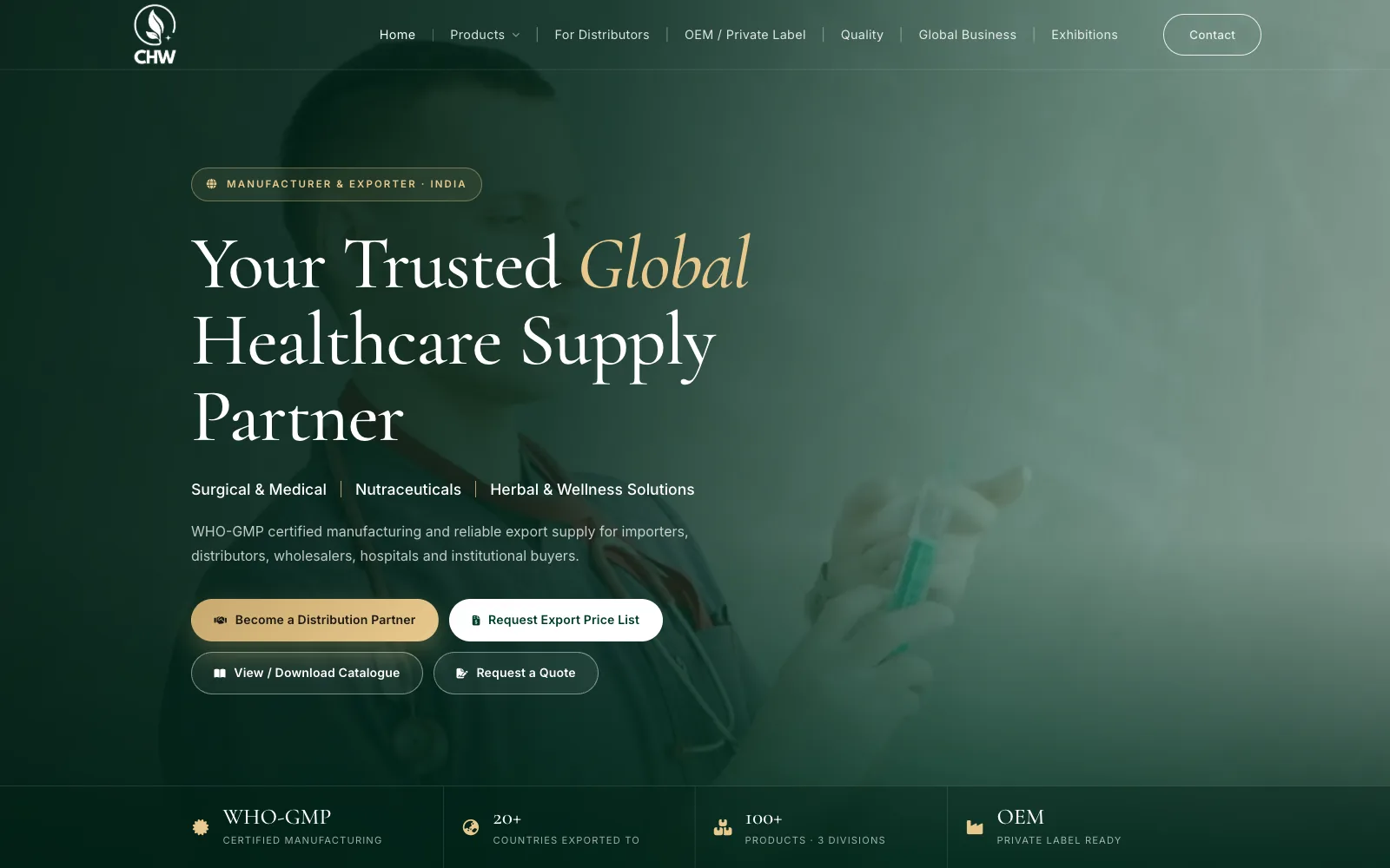 The Chase Healthcare & Wellness website